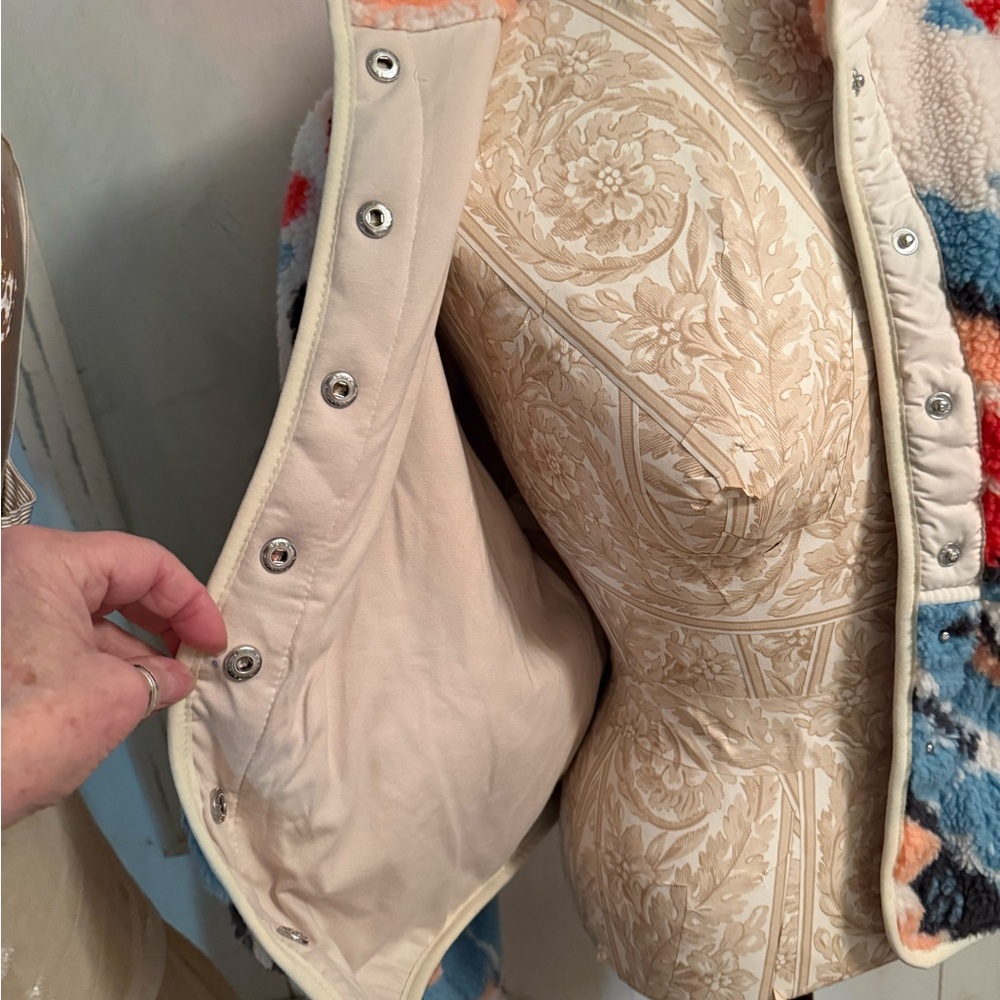 Free people Hit the Slope Colorful Fleece Jacket - Picture 5 of 12